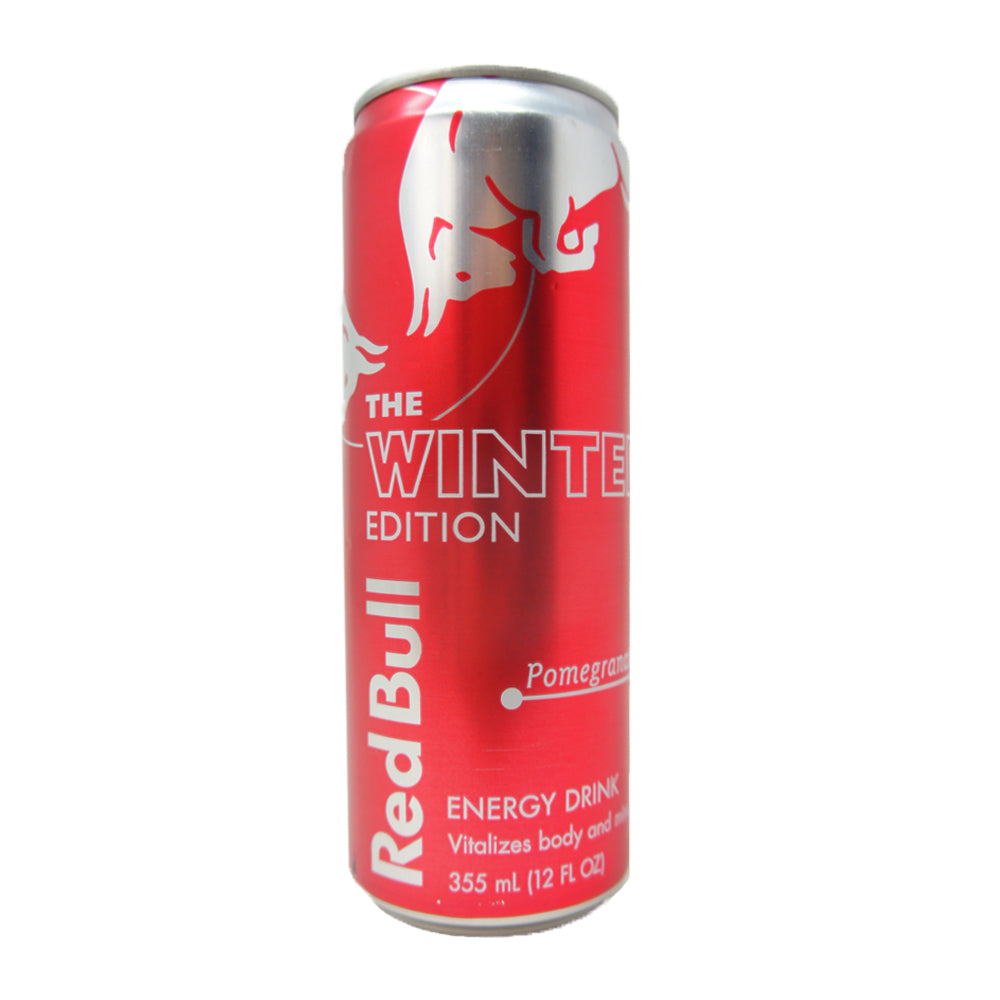 Red Bull Energizer Drink, The Winter Edition, Pomegranate12 fl oz, 8-pack