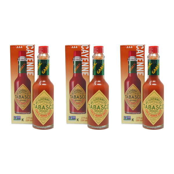theLowex.com - Tabasco Cayenne Garlic Flavor Pepper Hot Sauce 5 FL OZ