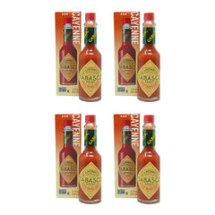 Tabasco Cayenne Garlic Flavor Pepper Hot Sauce 5 FL OZ (4 Pack)
