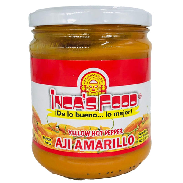 Inca's Food Yellow Hot Pepper Aji Amarillo 