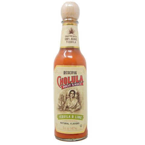 Cholula Reserva Hot Sauce Tequila & Lime – 5 FL oz (2 Pack)