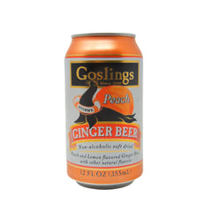 Goslings Stormy Peach, Ginger Beer, 12 FL oz