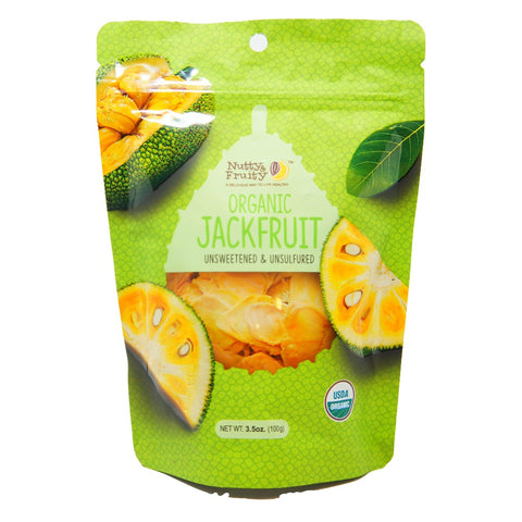 Nutty & Fruity Organic Jackfruit, unsweetened and unsulfured, 3.5 oz