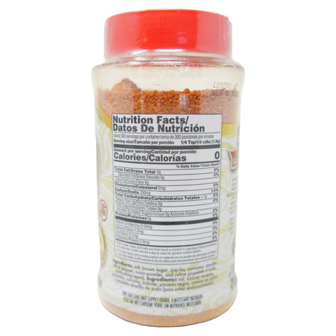 Madame Gougousse Seasoning Salt 15.8oz (2 Pack) nutrition label 