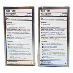 Lumify Redness Reliever Eye Drops Large Size 0.25oz (2 Pack) – Fast-Acting Eye Care for Redness Relief 'Drug Facts' labels 