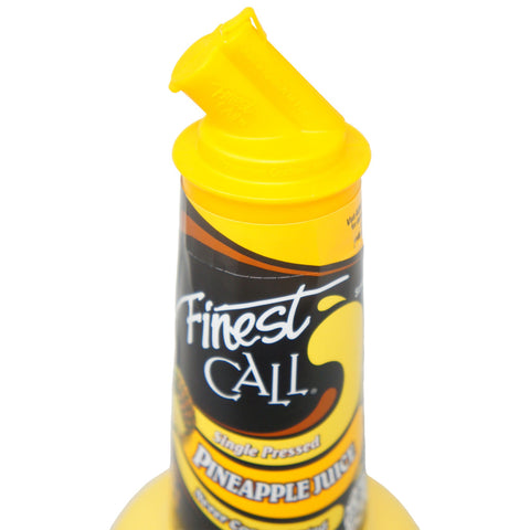 Finest Call pineapple juice can with yellow lid 
