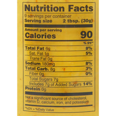 "Seminole Florida Stone Crab Sauce Nutrition facts