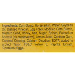 "Seminole Florida Stone Crab Sauce - 9 OZ (2 Pack) – List of ingredients 