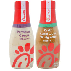 Chick-fil-A Zesty Apple Cider Vinaigrette & Parmesan Caesar Dressing Duo – Restaurant Favorites at Home
