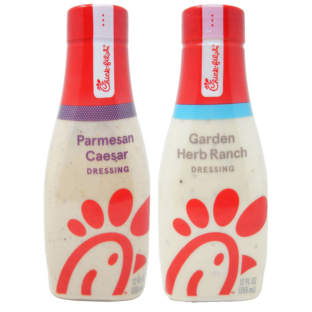 Chick-fil-A Garden Herb Ranch & Parmesan Caesar Dressing Duo – Signature Restaurant Flavor at Home