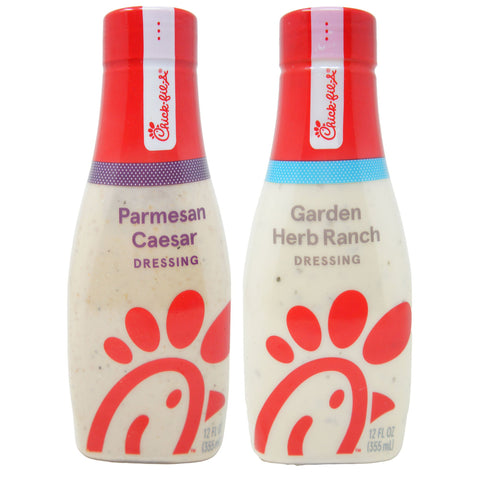 Chick-fil-A Garden Herb Ranch & Parmesan Caesar Dressing Duo – Signature Restaurant Flavor at Home
