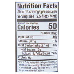 Mr & Mrs T Lavender Lemon Drop Drink Mix 1 Liter Nutrition Facts