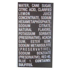 Mr & Mrs T Lavender Lemon Drop Drink Mix 1 Liter Ingredients