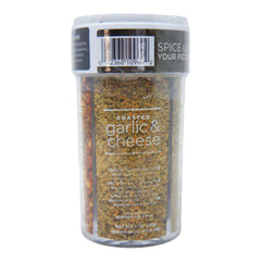 DeLallo 4 Pizza Seasoning Set – Italian Herb, Roasted Garlic & Cheese, Red Pepper & Zesty Garlic-Onion Blends - Roasted Garlic Cheese