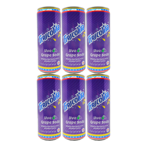 Frescolita Uva Grape Soda – Authentic Venezuelan Soft Drink, 11.25 fl oz (6-Pack)