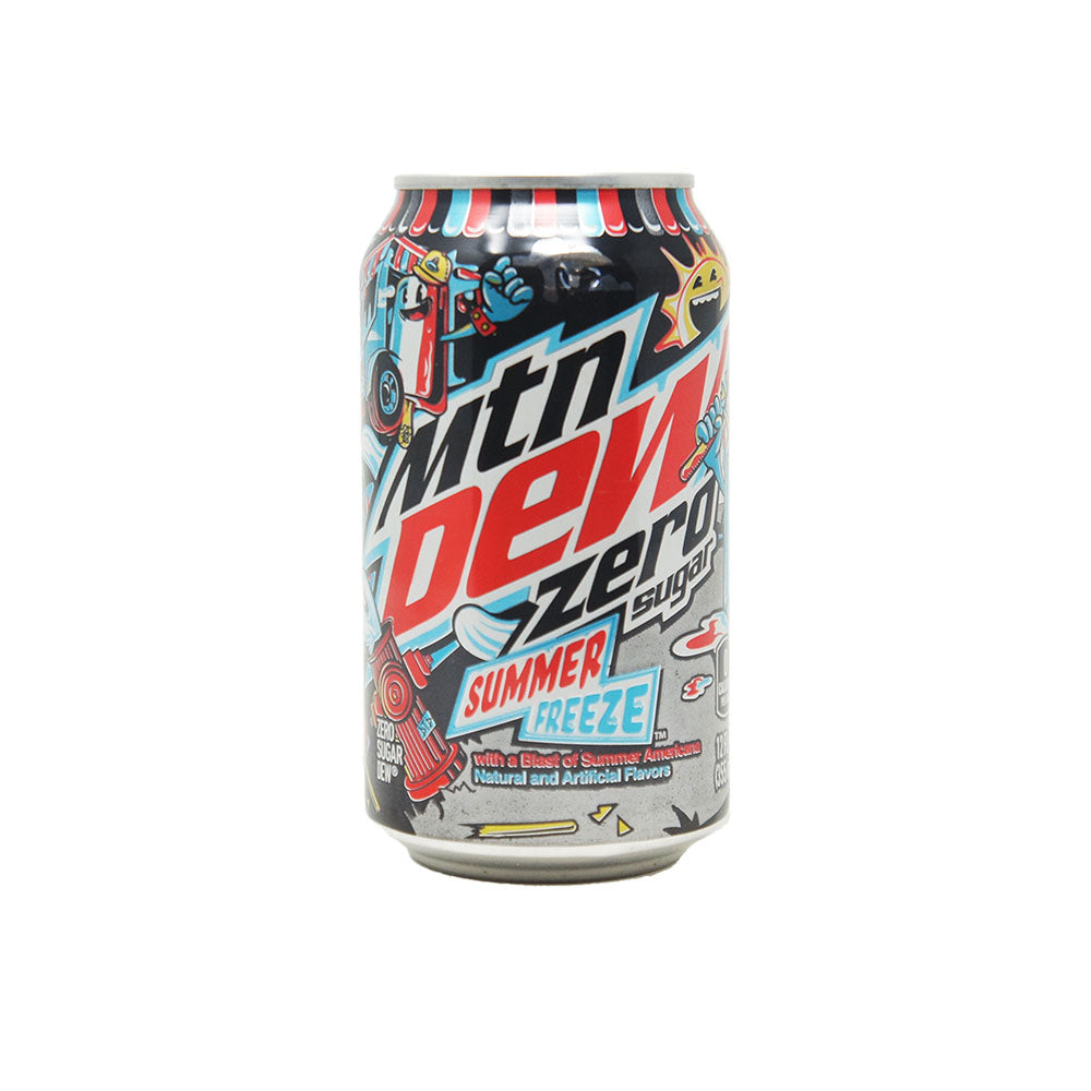 Mountain Dew Zero, Summer Freeze 12 Oz cans (12 pack)