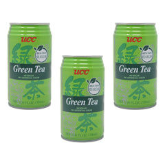 Ucc Green tea, No Sugar or Artificial Flavors, 11.16 fl oz, (3 Pack)