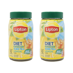 Lipton Diet Decaffeinated Ice Tea Mix, Lemon Flavored, 3 oz (2 Pack)