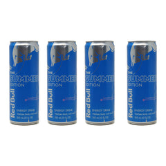Red Bull Juneberry Summer Edition Energizer Drink, 12 fl oz, (4 Pack)