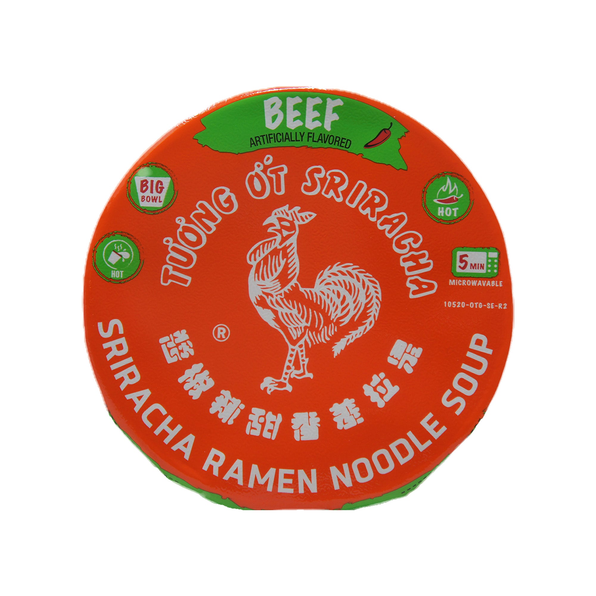 Aces Food Siracha Ramen Noodle Soup, Beef Flavor, 3.8 oz