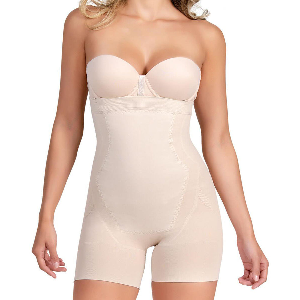 Fajate 1588 Fajas Colombianas Strapless Thermal Girdle Full Body Compr –  theLowex