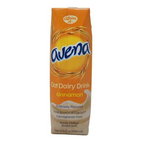 Alpina Avena Oat Dairy Drink Cinnamon Flavor, 38.7 oz