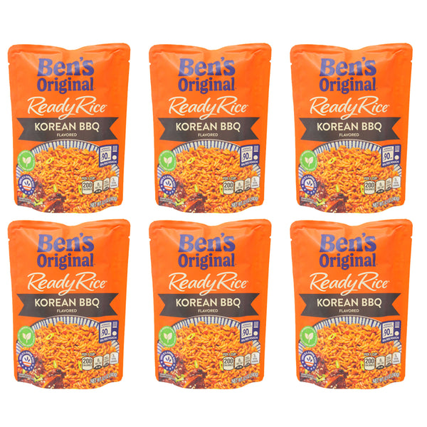 Ben's Original, Ready Rice, Korean BBQ 8.5 oz (6 pack)