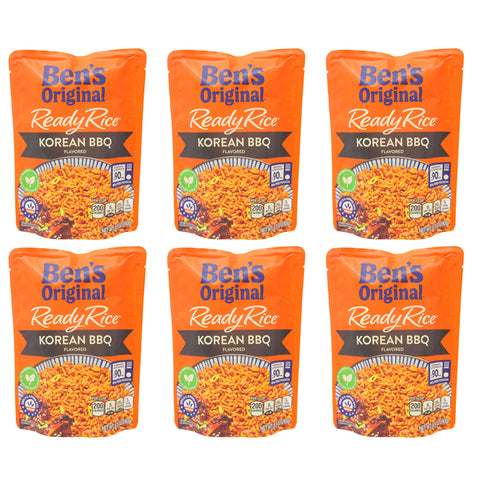 Ben's Original, Ready Rice, Korean BBQ 8.5 oz (6 pack)