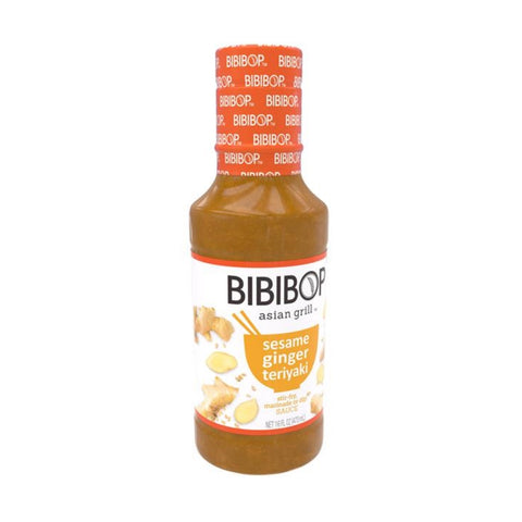 Bibibop Asian Grill Sesame Ginger Teriyaki Korean Sauce, 16 fl oz Bottle 