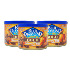 Blue Diamond, Bold Habanero BBQ Almonds, 6 oz (3 pack)
