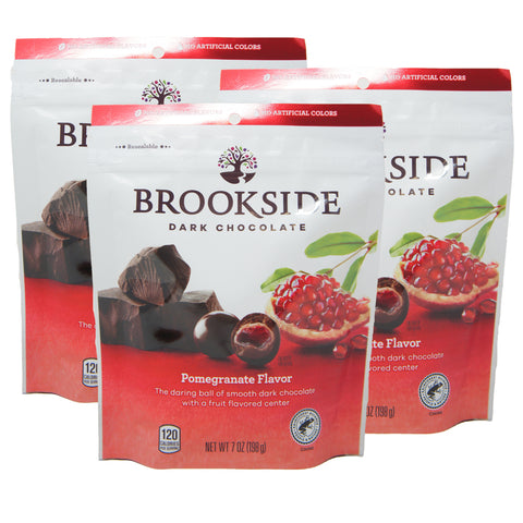 Brookside Dark Chocolate, Pomegranate Flavor, 7 oz (3 pack)