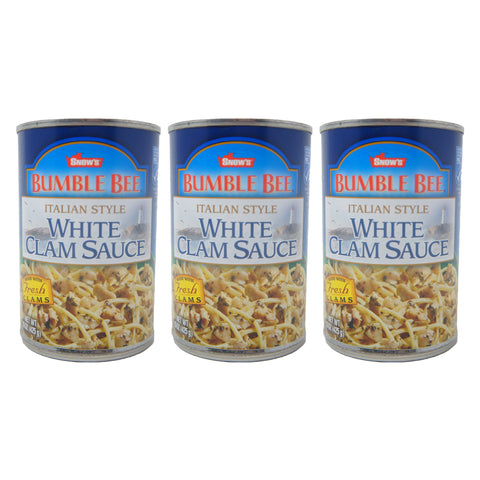 Bumlbe Bee, Italian Style, White Clam Sauce, 15 oz (3 Pack)