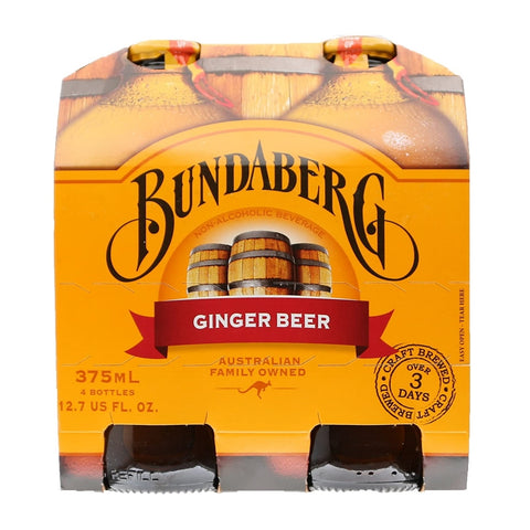 Bundaberg Ginger Beer, 12.7 Fl Oz Bottle (4 Pack) - theLowex.com