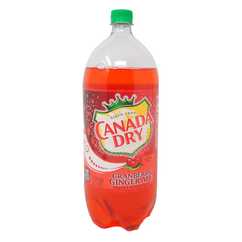 Canada Dry, Cranberry Ginger Ale, 2 lt Bottle