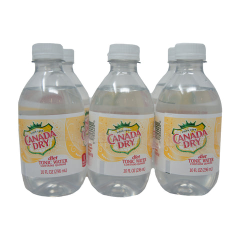 Canada Dry, Diet Tonic Water, Contains Quinine, 10 oz (6 pack)