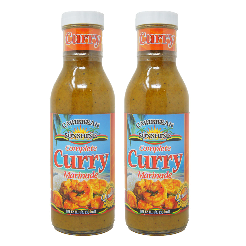 Caribbean Sunshine Complete Curry Marinade, 12 oz (2 Pack)