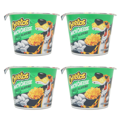 Cheetos Mac'n Cheese Cheesy Jalapeño, 2.25 oz (4 Pack)
