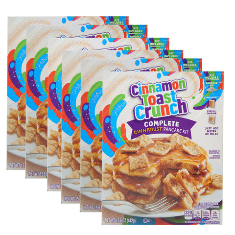 Cinnamon Toast Crunch, Complete Cinnadust Pancake Kit, 15.6 oz (6 Pack)
