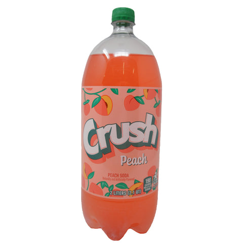 Crush, Peach Soda, 2 Lt