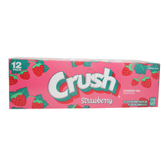 Crush ,Strawberry Soda 12 oz (12 pack)