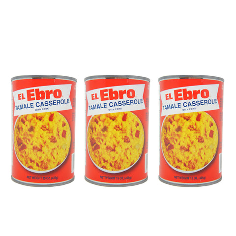 El Ebro Tamale Casserole With Pork, 15 oz (3 Pack)