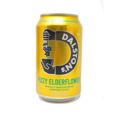 Dalston's Fizzy Elderflower Sparkling Beverage Soda, 11.15 fl oz Cans, 4 Pack