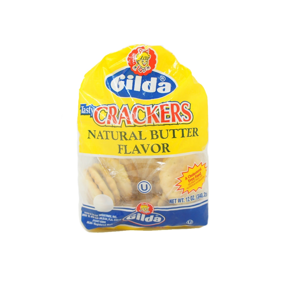 Gilda Cuban Crackers Butter Flavor Natural Butter Flavor 1 Bag 12 oz