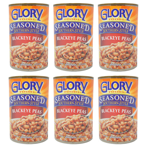 Glory Foods, Seasones Southern Style, Blackeye Peas, 14.5 oz 6