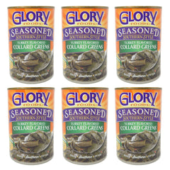 Glory foods seasoned southern style turkey flavored collard greens, 14.5 oz 6