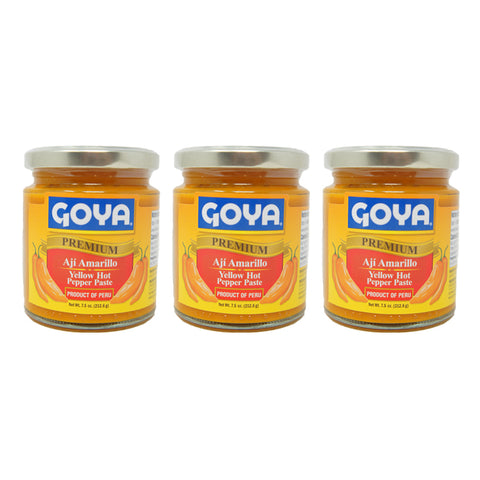 Goya Premium, yellow Hot Pepper Paste, 7.5 oz (3 Pack)