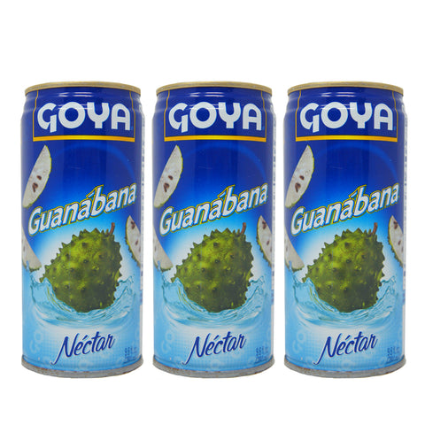 Goya, Soursop Guanábana, Néctar Juice, 9.6 oz (6 Pack)
