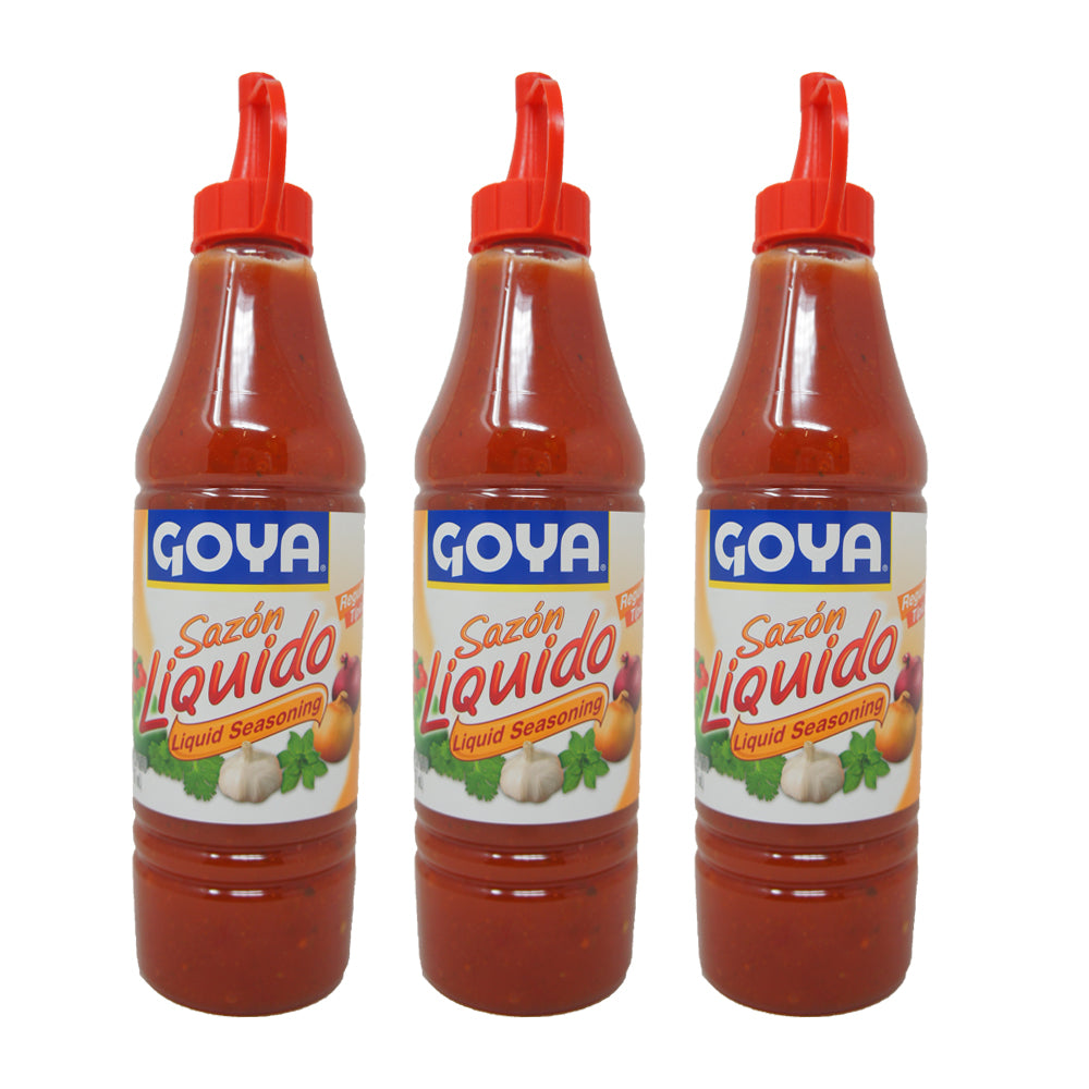 Goya, Sazón Liquid, Liquid Seasoning, 30 oz (3 pack)