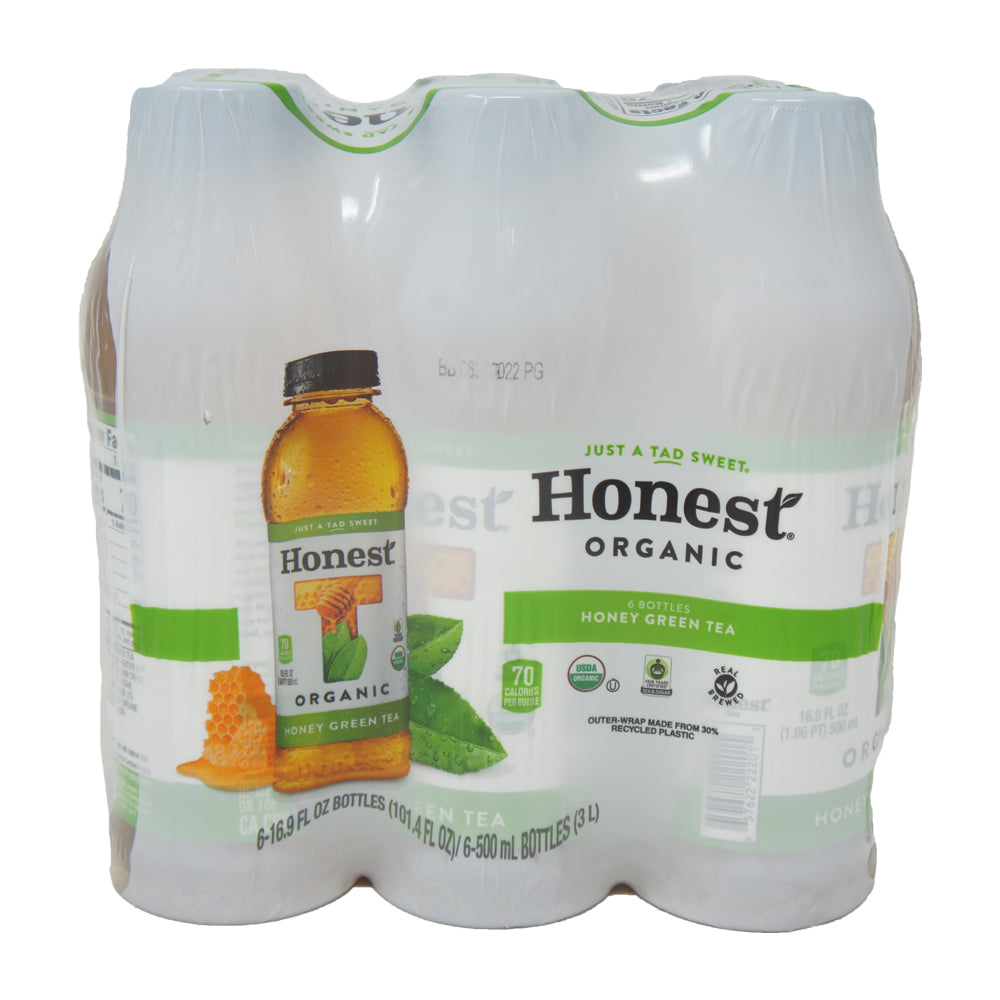 Honest Organic, Honey Green tea, 16.9 oz (6 pack)