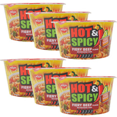 Hot & Spicy, Fiery Beef Flavor, Chili Sauce, 3.32 oz (6 pack)